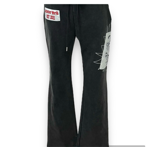 Black Jetsetter Sweatpants