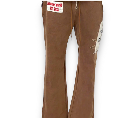 Brown Jetsetter Sweatpants